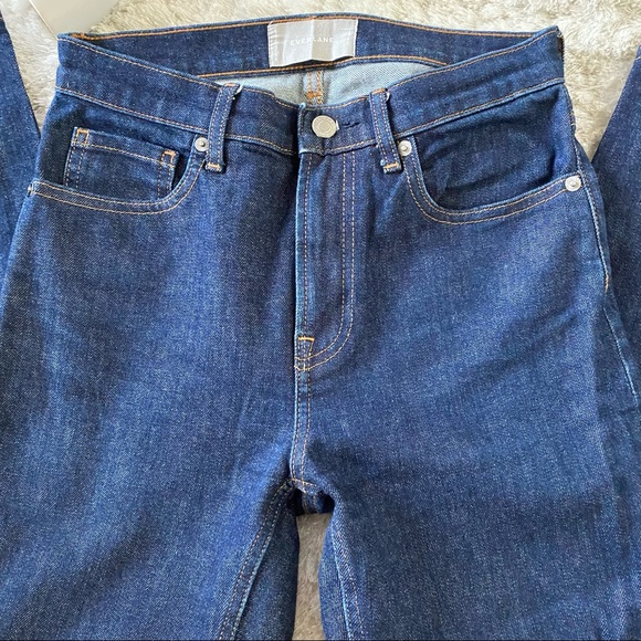 Everlane The High-Rise Skinny Jean Size 26 Indigo - Picture 14 of 16
